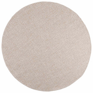 Runder Teppich Creme Ø 120 cm