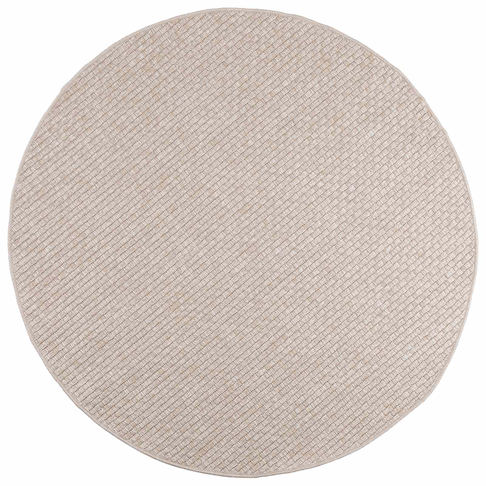 Runder Teppich Creme Ø 200cm