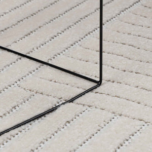 Creme Teppich PALMERAS 240x240 cm