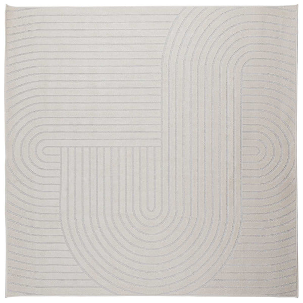 Creme Teppich PALMERAS 240x240 cm