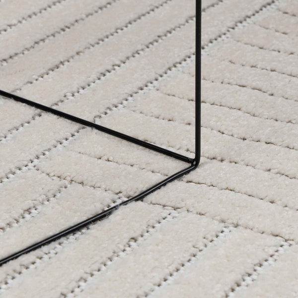Runder Teppich PALMERAS Creme Ø 160 cm