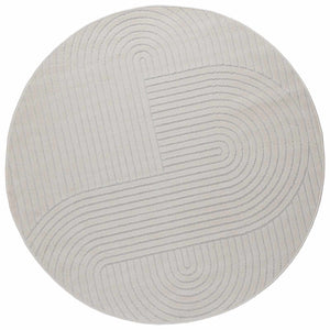Runder Teppich PALMERAS Creme Ø 160 cm