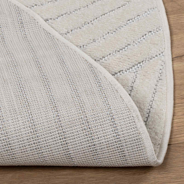 Runder Teppich PALMERAS Creme Ø 200 cm