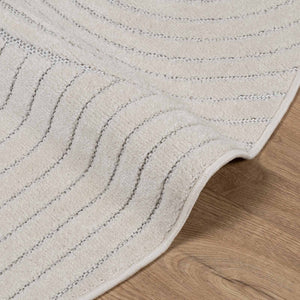 Runder Teppich PALMERAS Creme Ø 200 cm