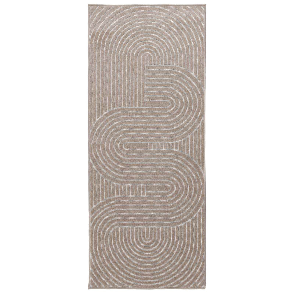 Beige Teppich PALMERAS 150x80 cm
