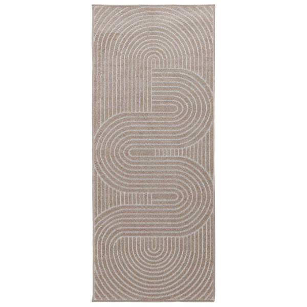 Beige Teppich PALMERAS 150x80 cm