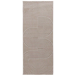 Beige Teppich PALMERAS 200 x 80 cm