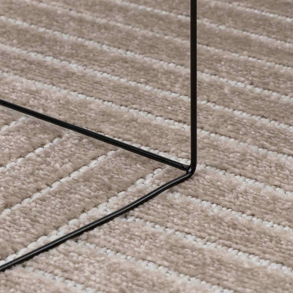 Beige Teppich PALMERAS 280x200 cm