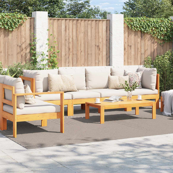 Beige Teppich PALMERAS 280x200 cm