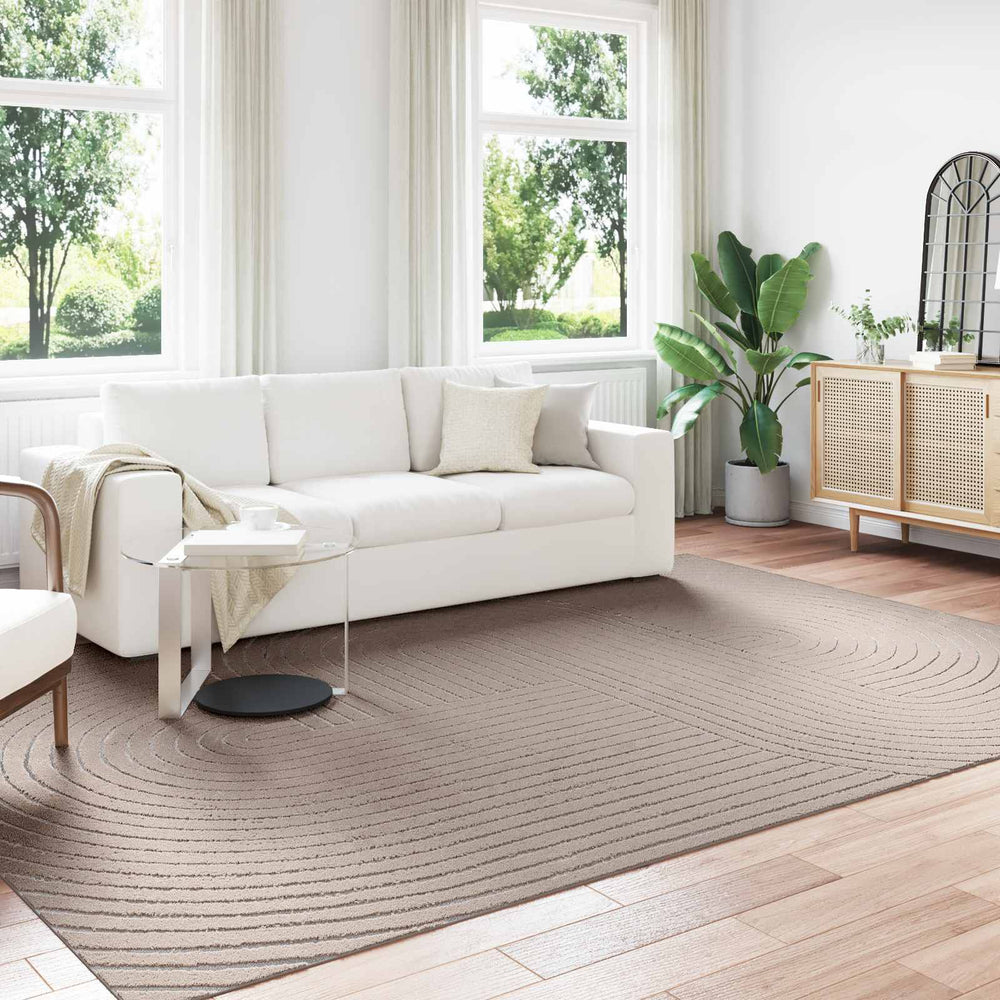 Beige Teppich PALMERAS 340x240 cm