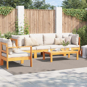 Beige Teppich PALMERAS 340x240 cm
