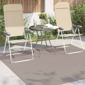 Beige Teppich PALMERAS 200x200 cm