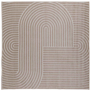 Beige Teppich PALMERAS 200x200 cm