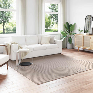 Beige Teppich PALMERAS 240x240 cm