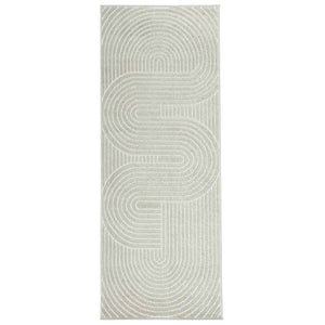 Grüner Teppich PALMERAS 80x150 cm