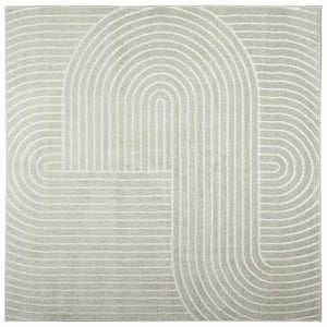 Grüner Bereichsteppich PALMERAS 120x120 cm
