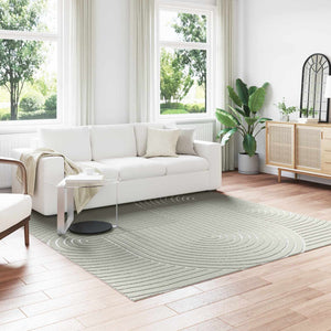 Grüner Teppich PALMERAS 240x240 cm