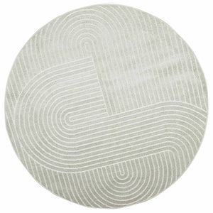 Runder Teppich PALMERAS Grün Ø 120 cm