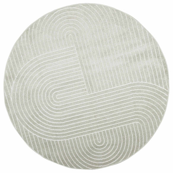 Runder Teppich PALMERAS Grün Ø 160 cm