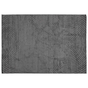 Anthrazit Teppich PALMERAS 230x160 cm