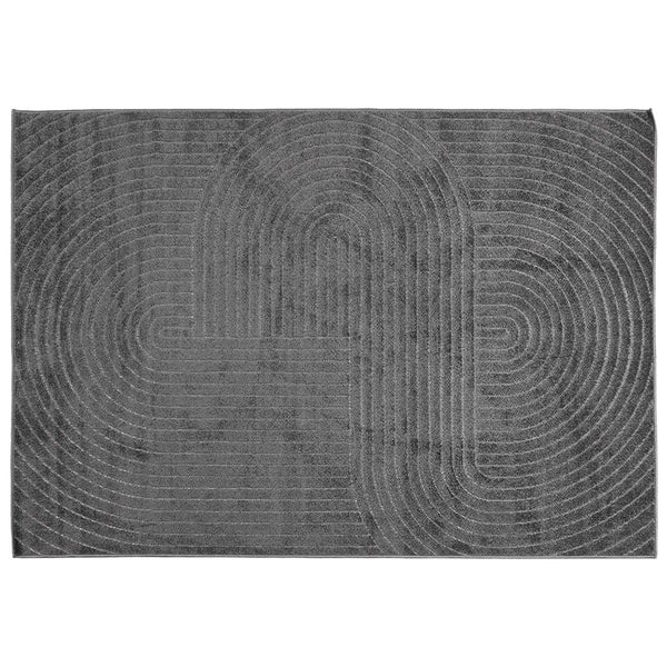 Anthrazit Teppich PALMERAS 230x160 cm