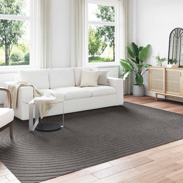 Anthrazit Teppich PALMERAS 280x200 cm