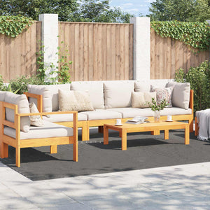 vidaXL Tapis PALMERAS anthracite 340 x 240 cm polyester