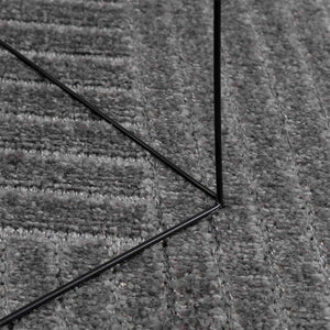 vidaXL Tapis PALMERAS anthracite 200 x 200 cm polyester