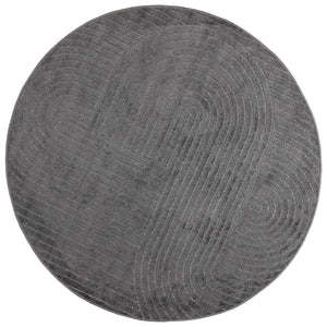 Runder Teppich PALMERAS Anthrazit Ø 160 cm