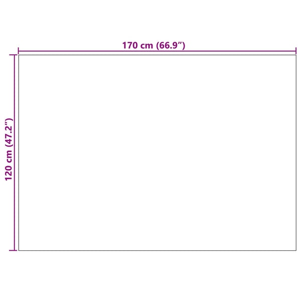 Beiger Teppich PALMERAS 120x170 cm