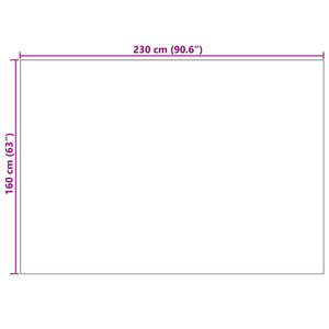 Beiger Teppich PALMERAS 160x230 cm