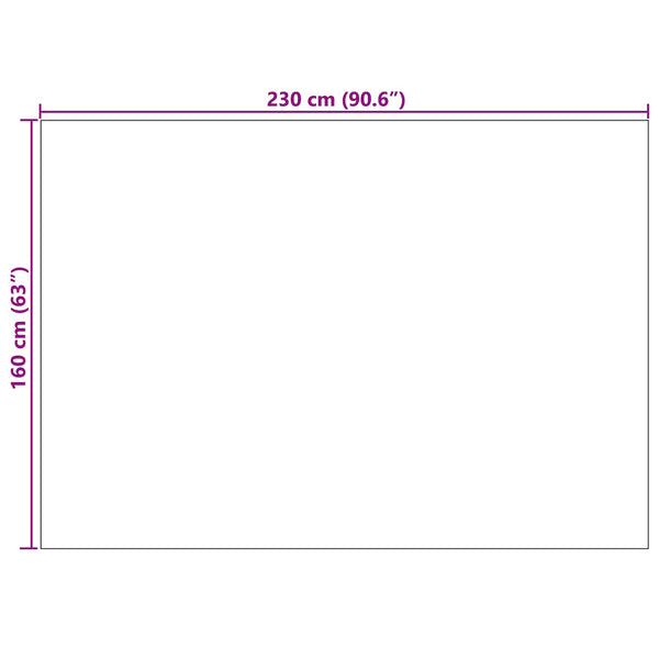 Beiger Teppich PALMERAS 160x230 cm