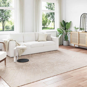 Beige Teppich 200 x 280 cm Polyester