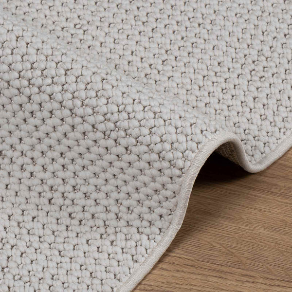 Rechteckiger Teppich LUGO Creme 200x80 cm