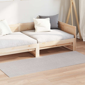 Rechteckiger Teppich LUGO Creme 200x80 cm