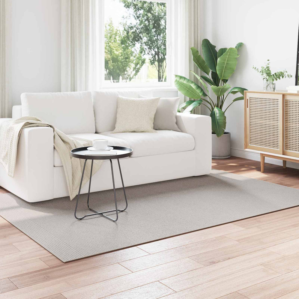 Rechteckiger Teppich Creme 200 x 140 cm