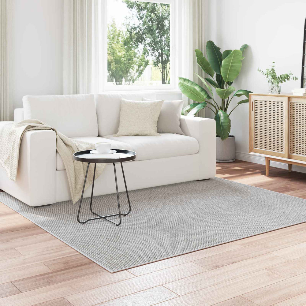 Quadratischer Teppich Creme 120x120 cm