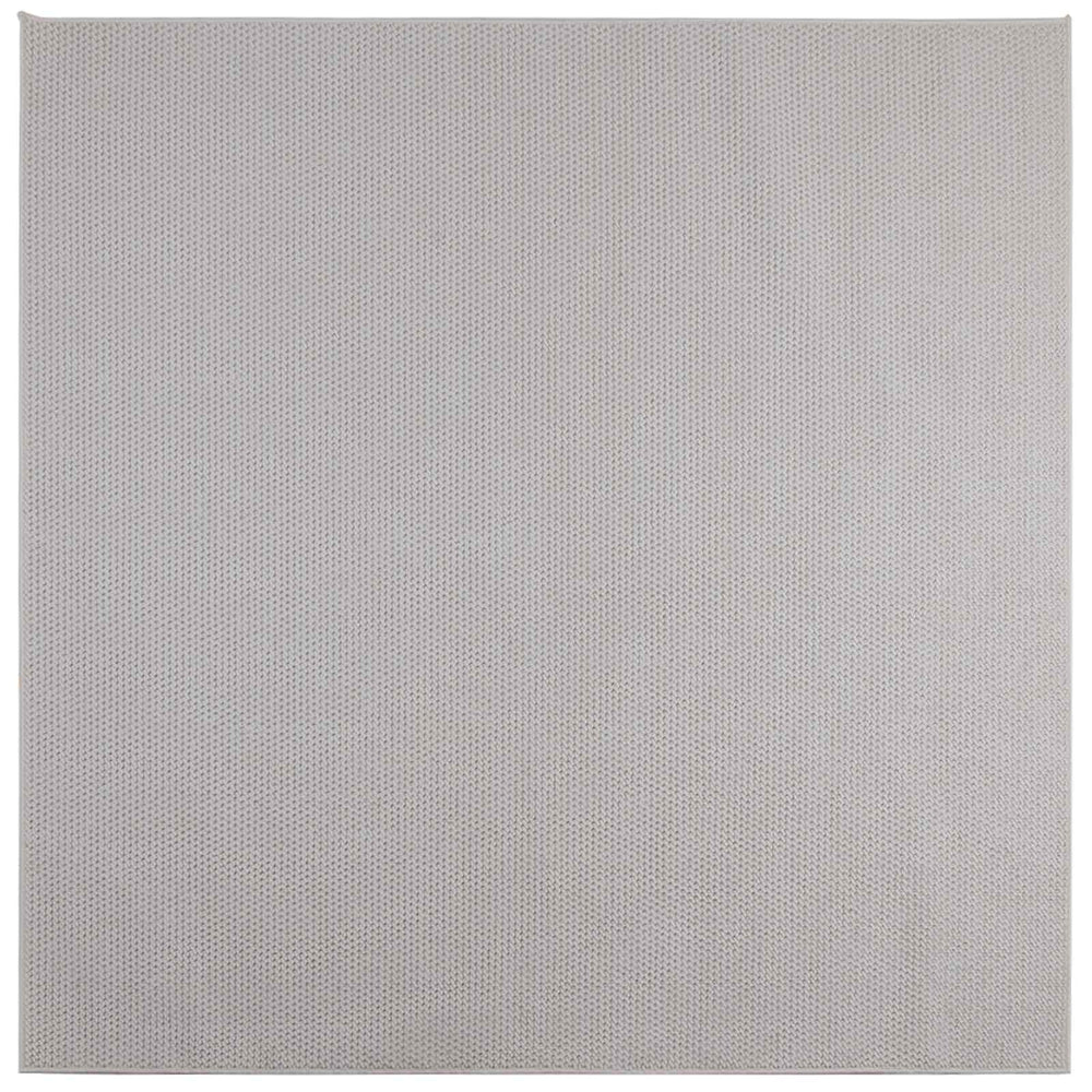 Quadratischer Teppich Creme 120x120 cm