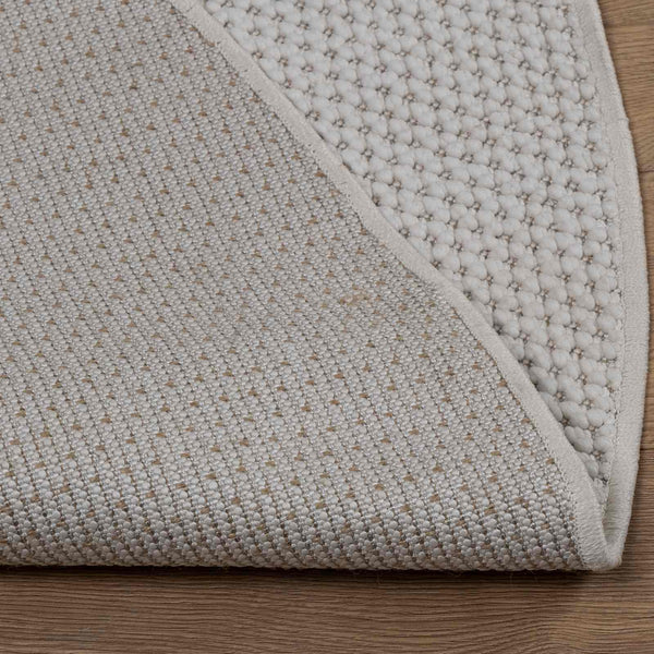 Runder Teppich Creme Ø 160 cm