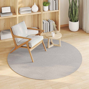 Runder Teppich Creme Ø 160 cm