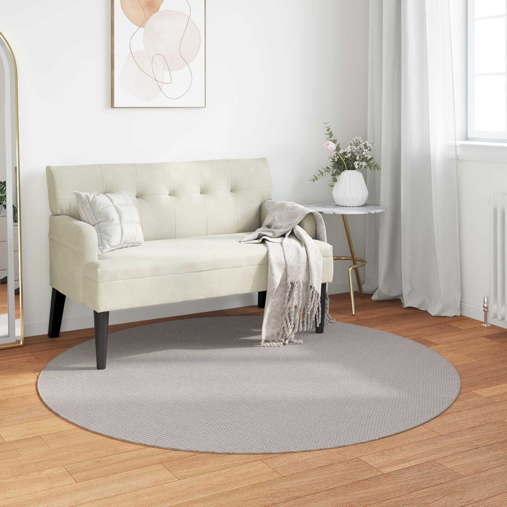 Runder Teppich LUGO Creme Ø 200 cm
