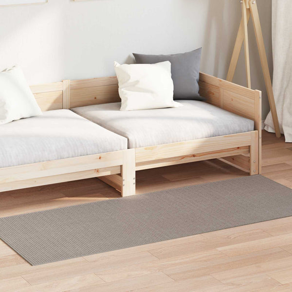 Rechteckiger Teppich LUGO Taupe 80x150 cm