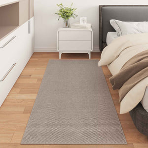 Rechteckiger Teppich LUGO Taupe 80x200 cm