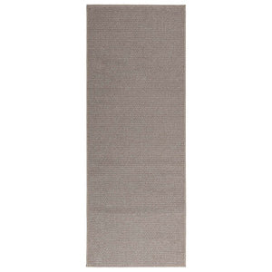 Rechteckiger Teppich LUGO Taupe 80x200 cm