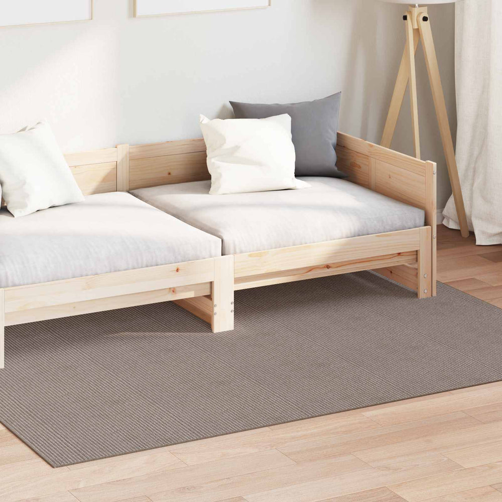 Rechteckiger Teppich LUGO Taupe 160x230 cm