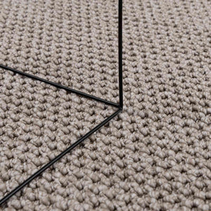 Rechteckiger Teppich LUGO Taupe 240x340 cm