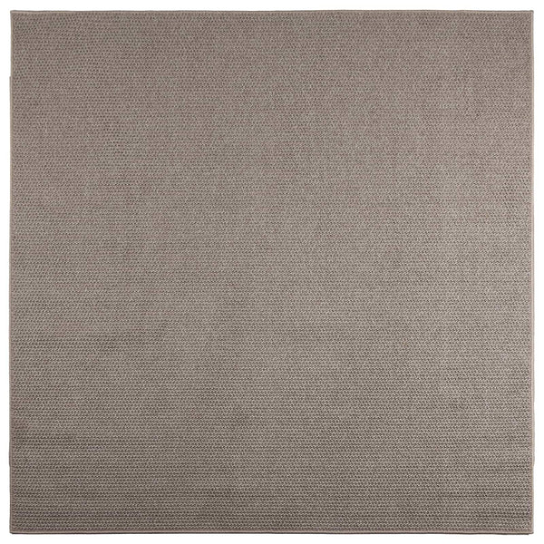 Quadratischer Teppich LUGO Taupe 120x120 cm