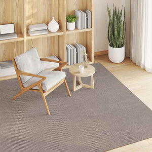 Quadratischer Teppich LUGO Taupe 200x200 cm
