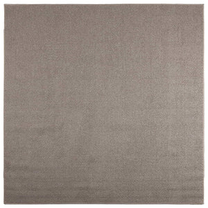 Quadratischer Teppich LUGO Taupe 200x200 cm