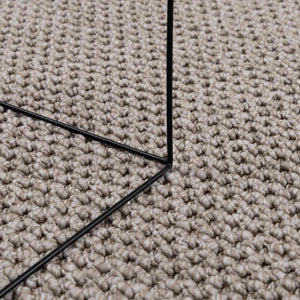 Runder Teppich Taupe Ø 120 cm